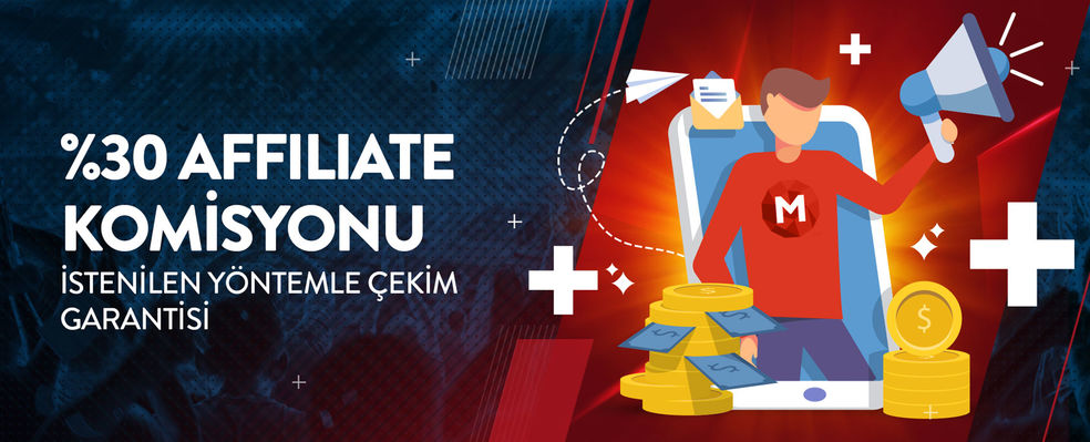 %30 AFFILIATE KOMİSYONU!